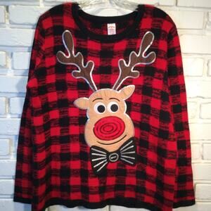Ugly and Adorable Christmas Sweater Rudolph Themed XL 16/18
